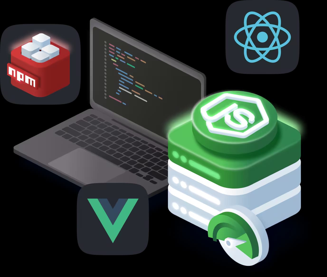 NodeJS Hosting Illustration